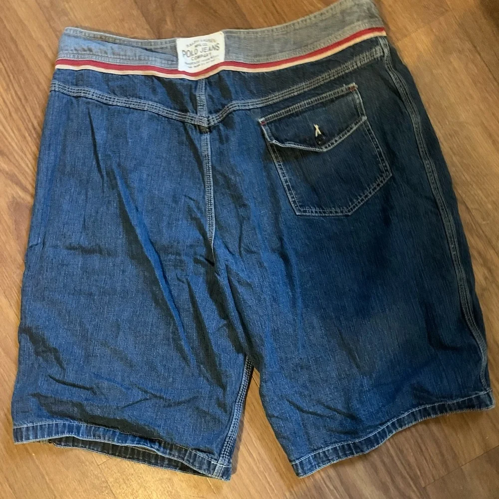 Polo jeans Co. Ralph Lauren XL Men's Blue Denim Shorts - Picture 4 of 5